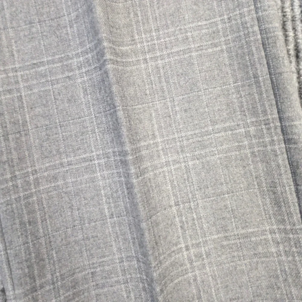 Indochino Men's 40R Gray Plaid 100% Wool 2 Piece Suit 36/37W Custom Old Money